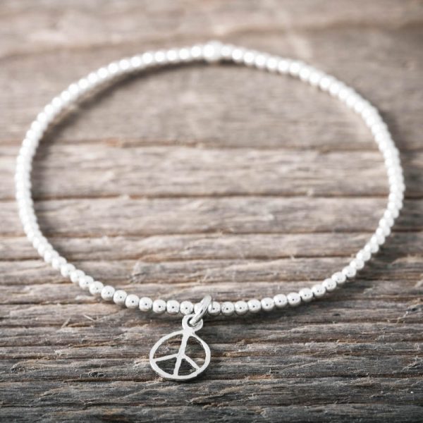 Silverarmband Litet Peace - Faith